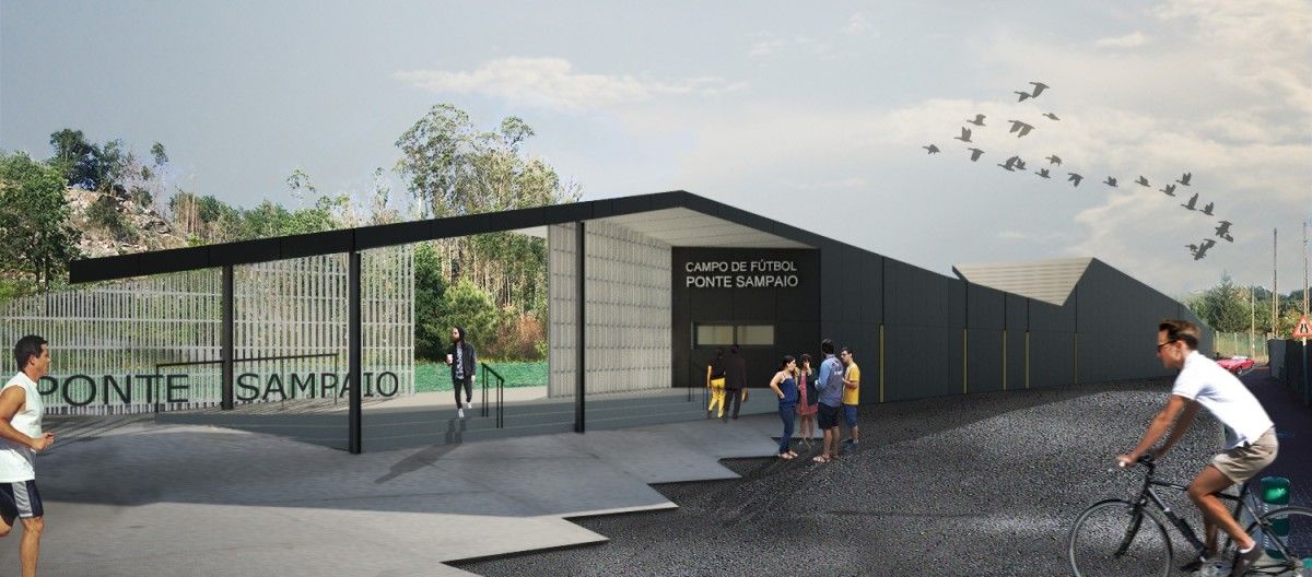 Proyecto del nuevo campo de fútbol de Ponte Sampaio
