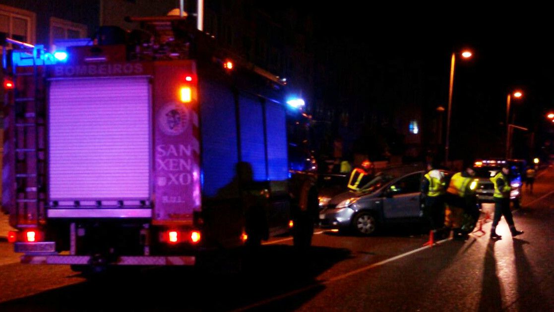 Accidente de tráfico na PO-308, en Covelo