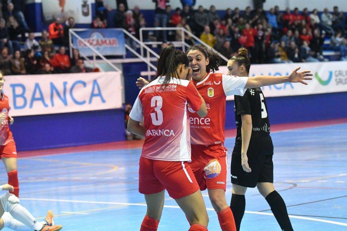 Partido entre Poio Pescamar e Cádiz na Seca