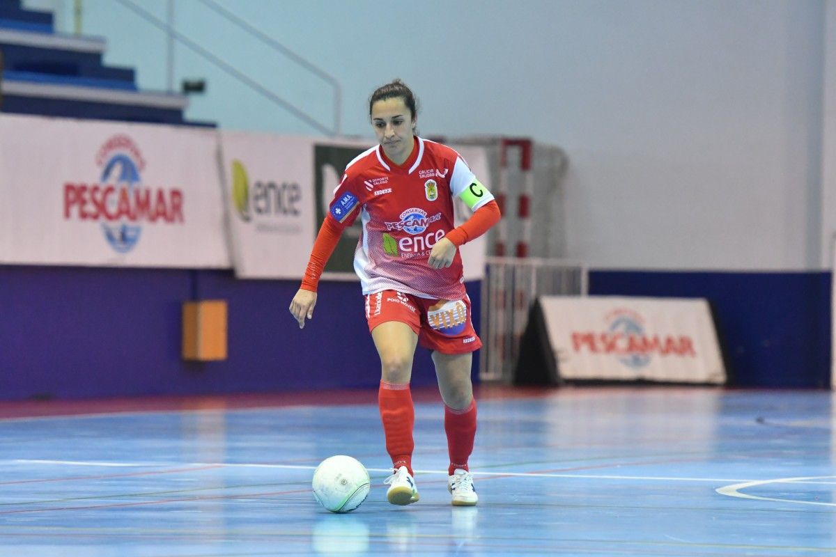 Partido entre Poio Pescamar e Cádiz na Seca