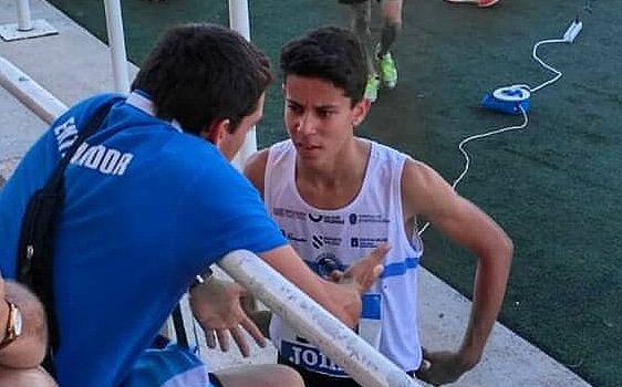Raúl Cortizo, atleta de la Gimnástica
