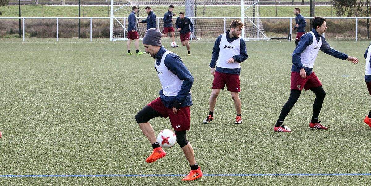 Adestramento do Pontevedra na Xunqueira