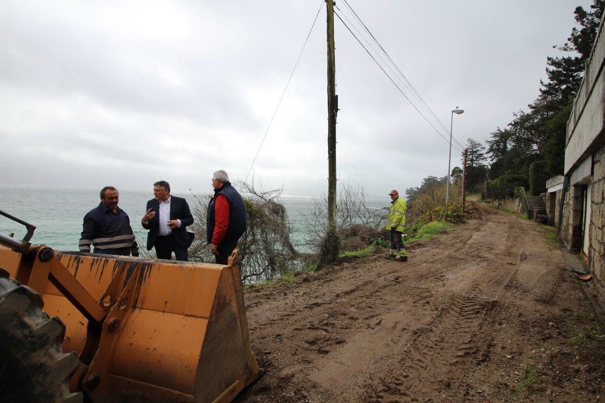 Obras de saneamiento en Caneliñas