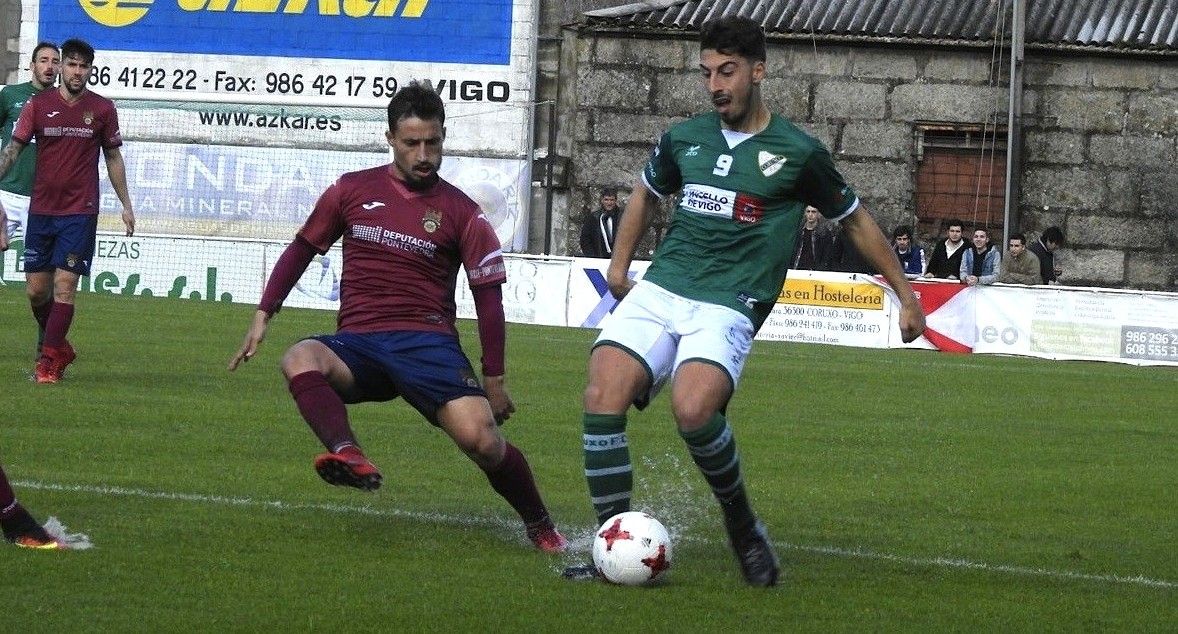 Partido entre Coruxo e Pontevedra no Vao
