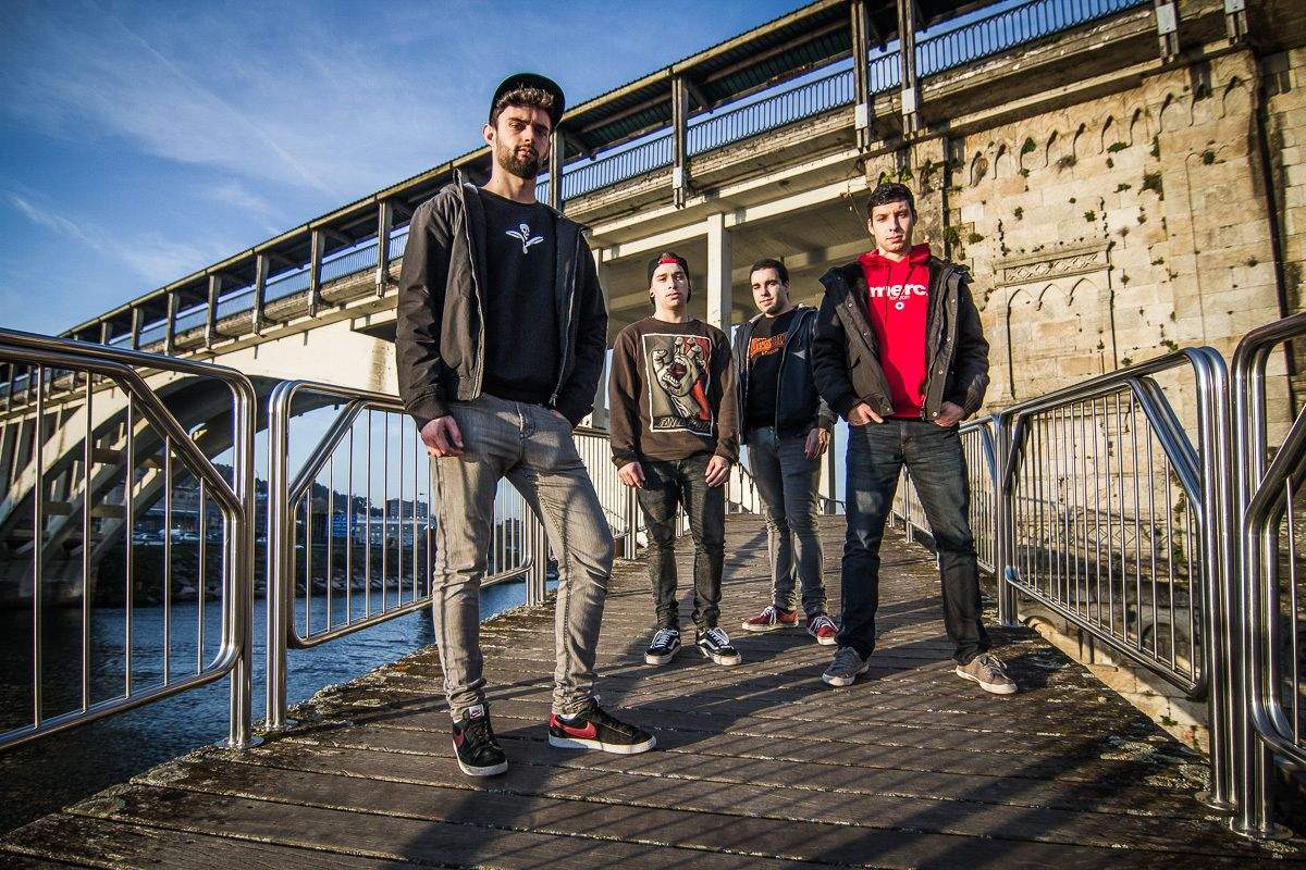 Vortex, grupo de música pontevedrés, en una de sus imágenes promocionales