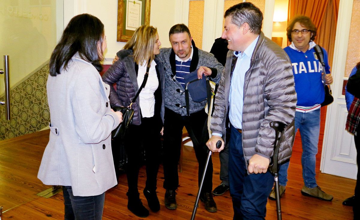 José Manuel Martínez, concejal de AVP, se reincorporó a la actividad municipal 