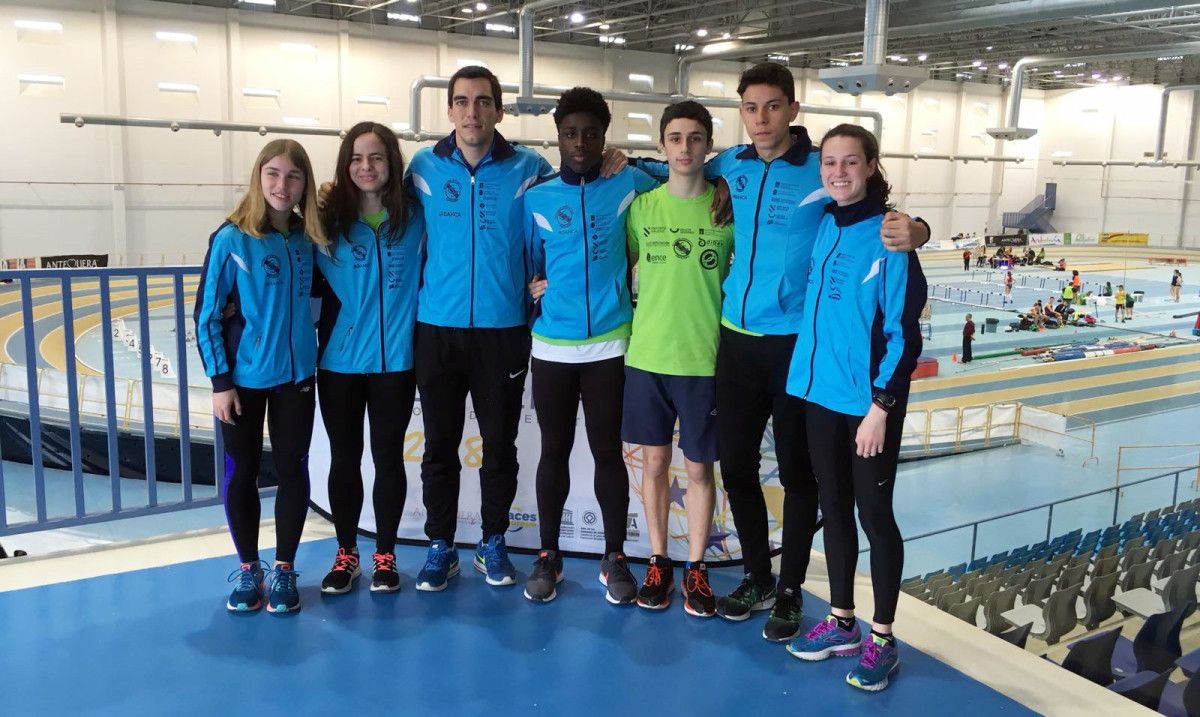 Representación de la Gimnástica en el Campeonato de España Sub-18 en Pista Cubierta