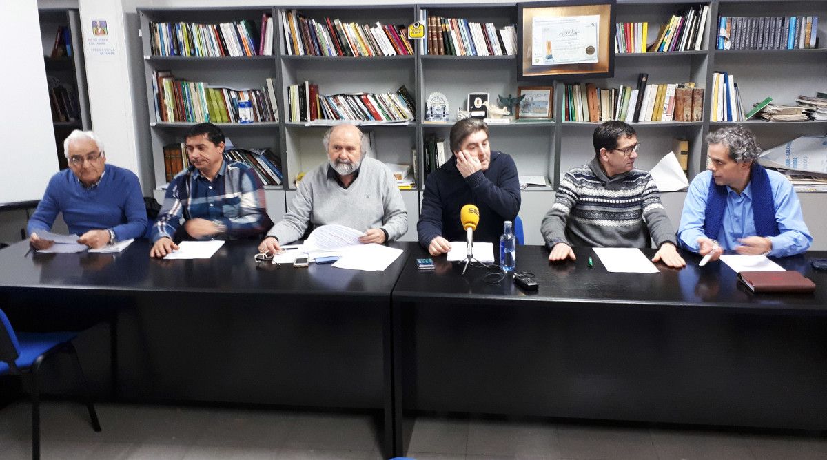 Portavoces de la Plataforma SOS Sanidade Pública