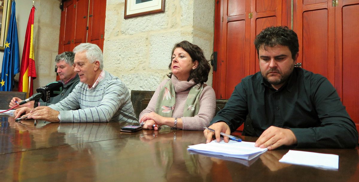 Xulio Barreiro, Luciano Sobral, Chelo Besada e Gregorio Agís