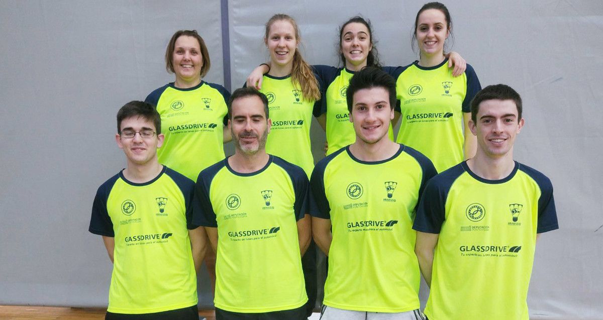 Equipo del Club Bádminton Ravachol Pontevedra