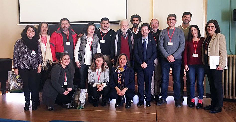 Encuentro de la delegación pontevedresa con Tonucci