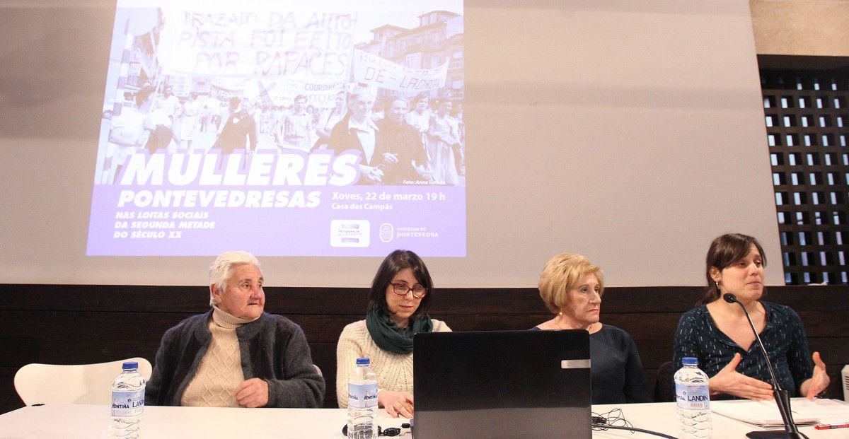 Charla 'Mulleres pontevedresas nas loitas sociais da segunda metade do século XX' na Casa das Campás