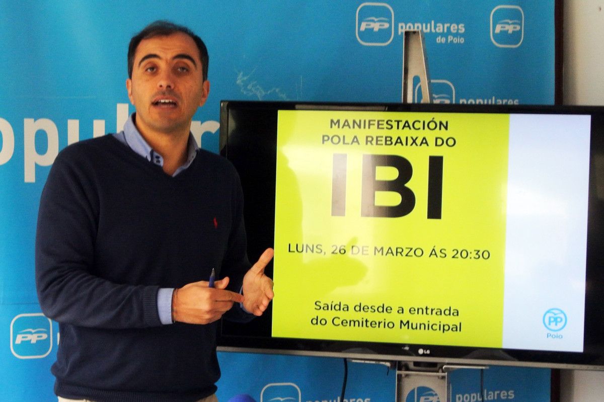 Ángel Moldes presenta unha iniciativa do PP de Poio