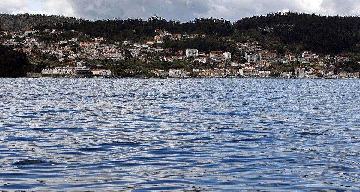Vista da costa de Raxó