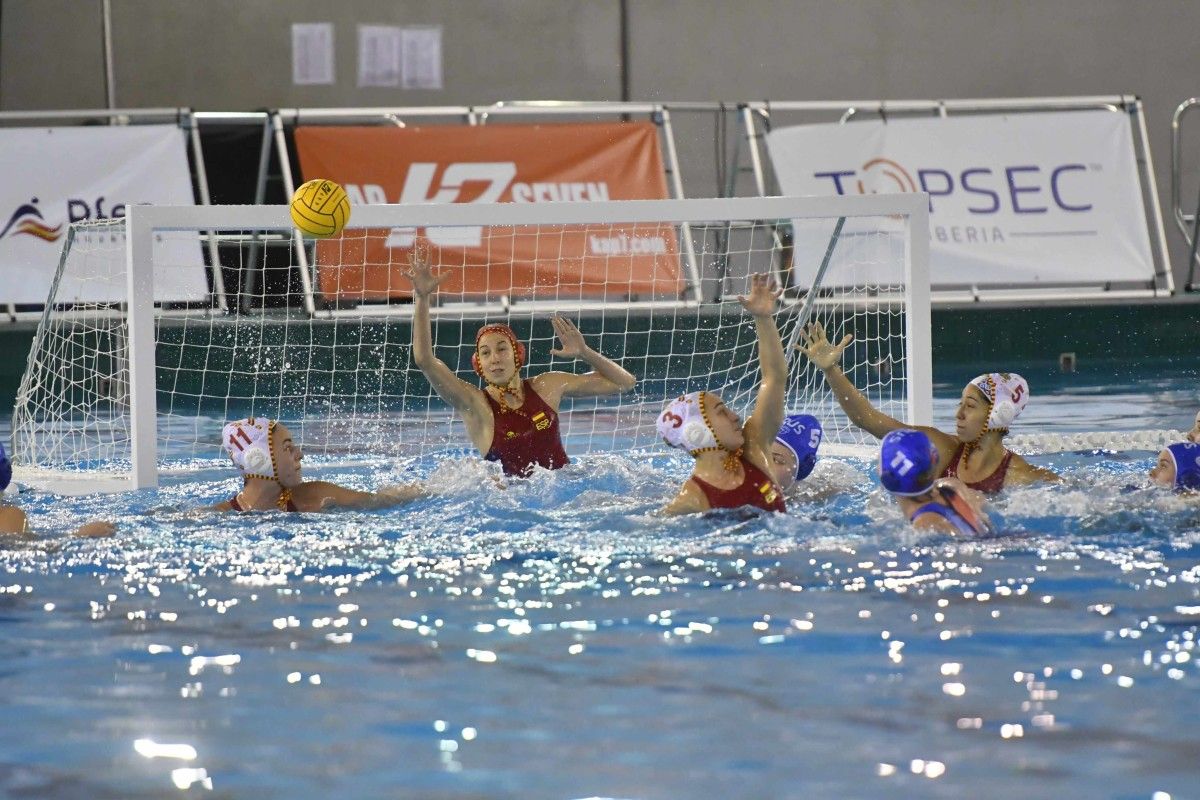Semifinal de la Europa Cup de waterpolo entre España y Rusia