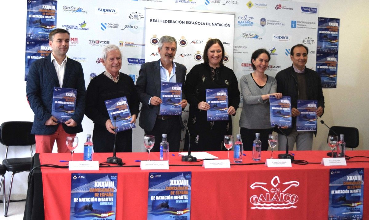 Presentación do Campionato de España Infantil de Natación de Inverno