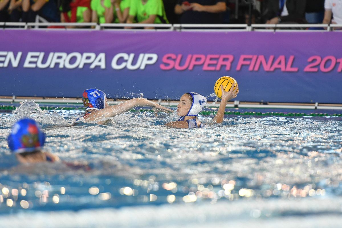Final de la Europa Cup de Waterepolo entre Grecia y Rusia