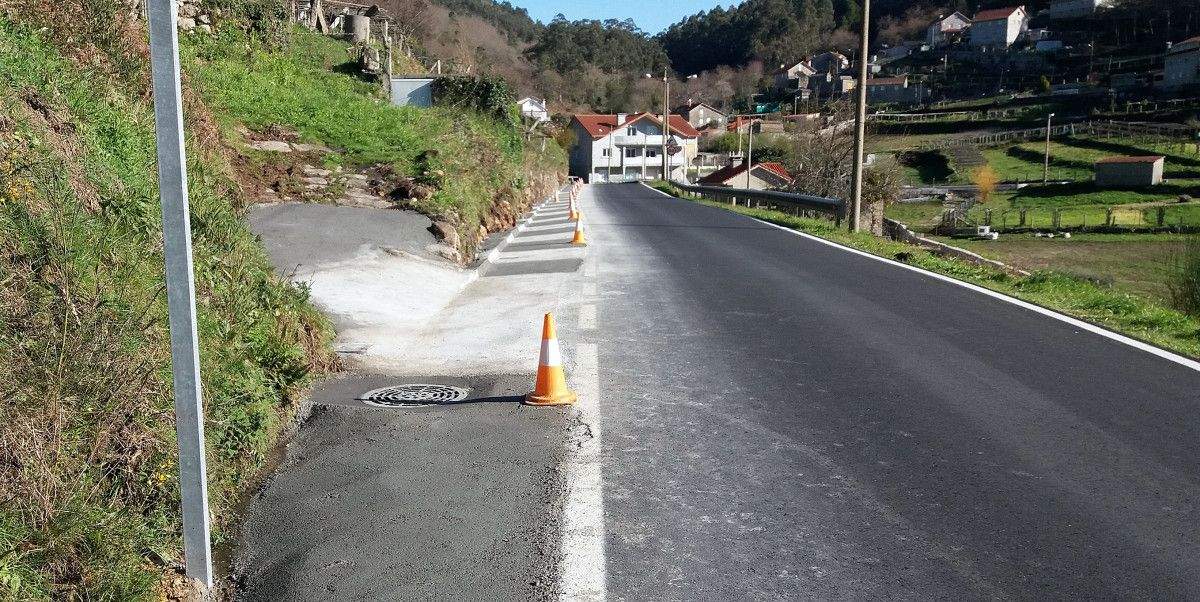 Mejora del drenaje en la carretera provincial EP-0018 Xeve-Amil-Espedregueira