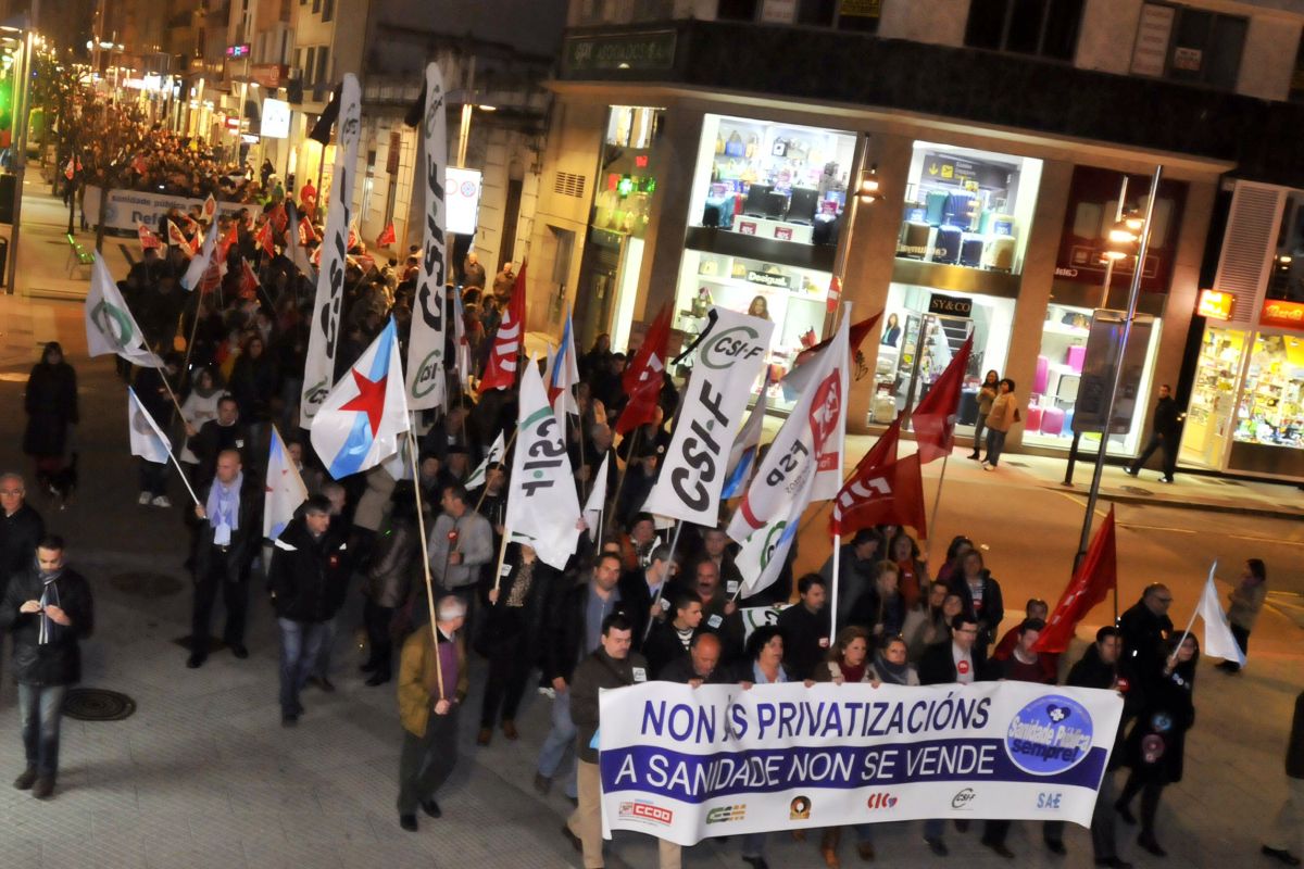Manifestación en defensa de la Sanidade Pública 26 de marzo Manifestación en defensa de la Sanidade Pública 26 de marzo