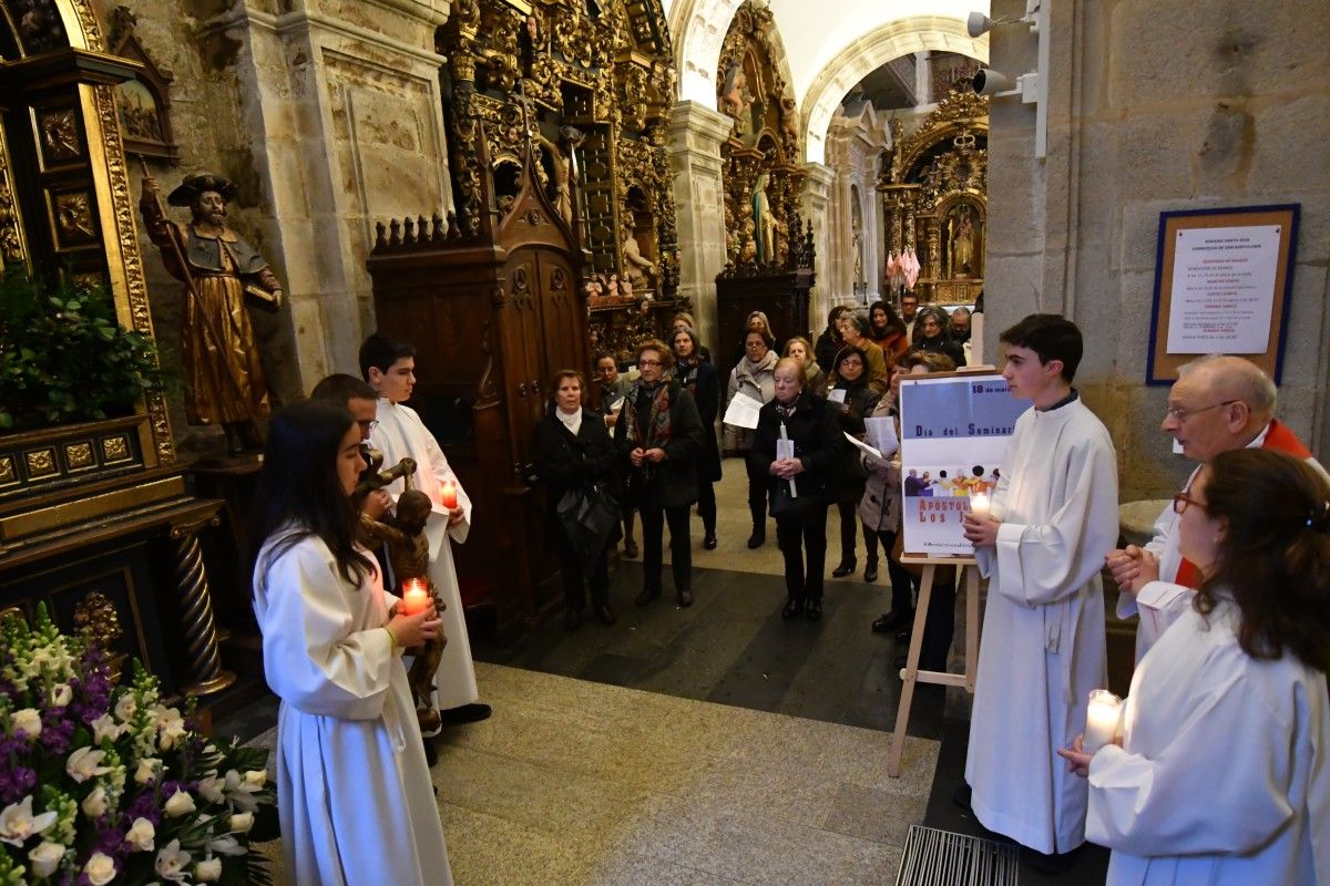 Viacrucis en la iglesia parroquial de San Bartolomé