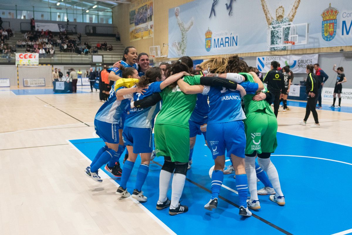 Final da Copa Galicia en Marín entre Poio Pescamar e Burela