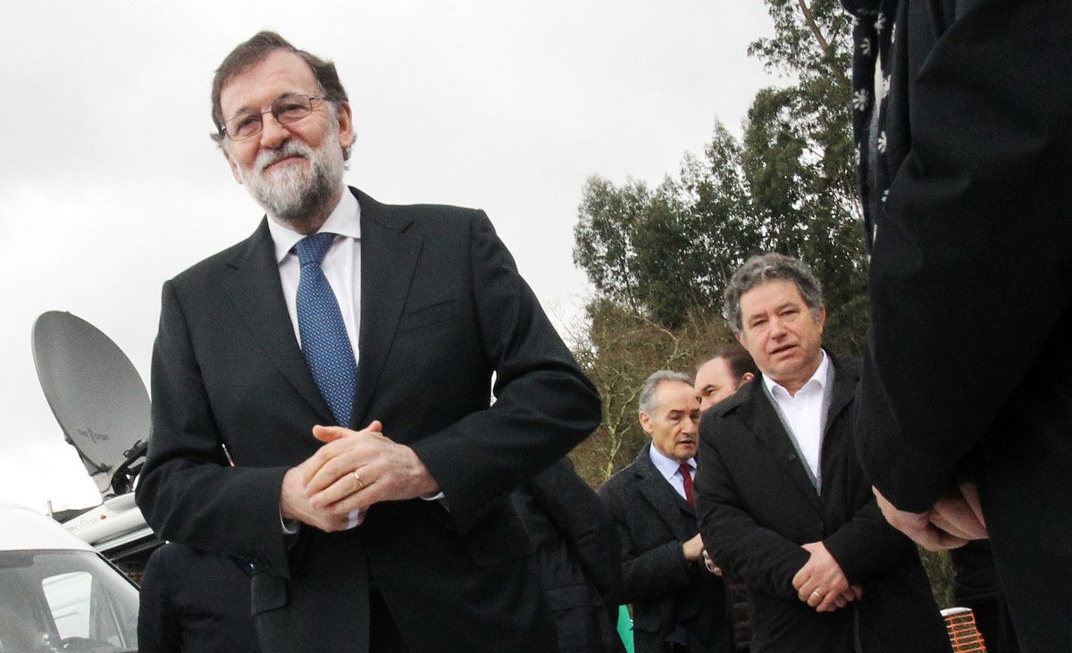 Mariano Rajoy e Fernández Lores
