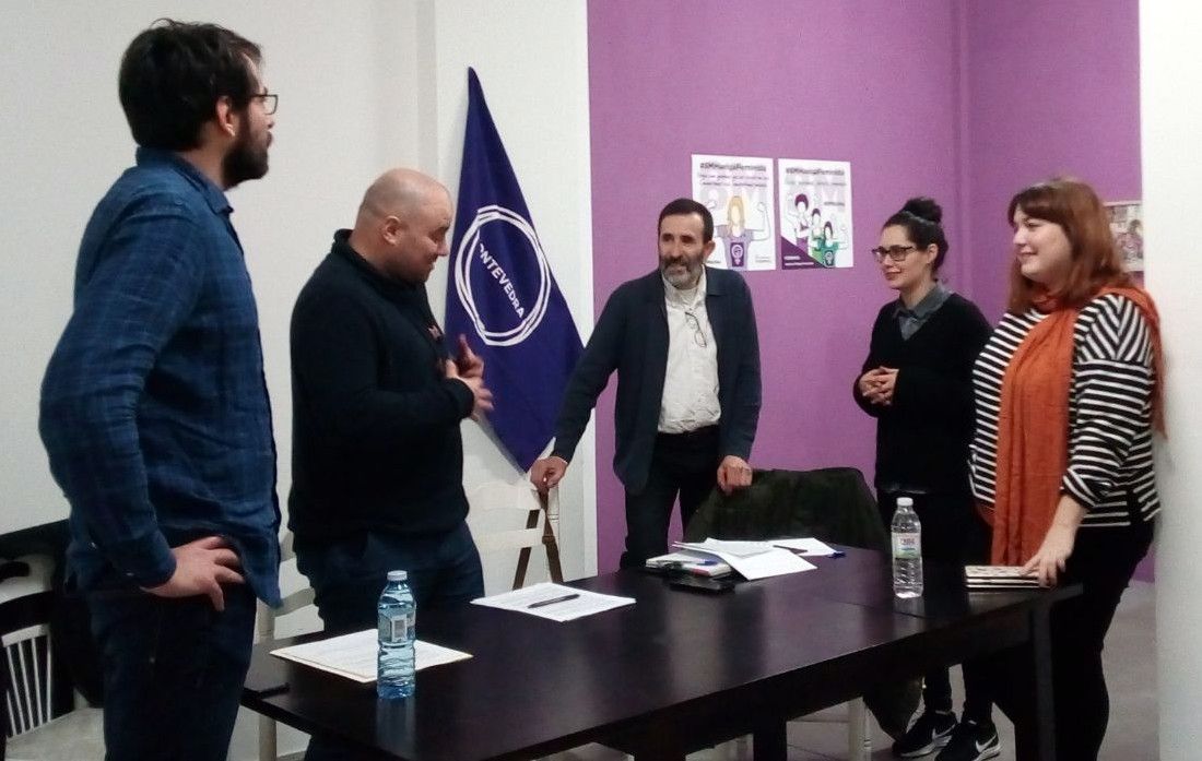 Miembros del Círculo de Podemos Pontevedra