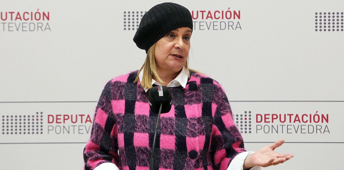 A presidenta da Deputación de Pontevedra, Carmela Silva
