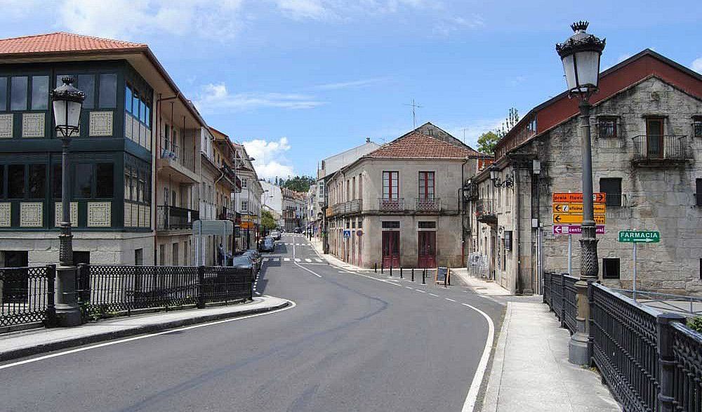 Centro urbano de Ponte Caldelas