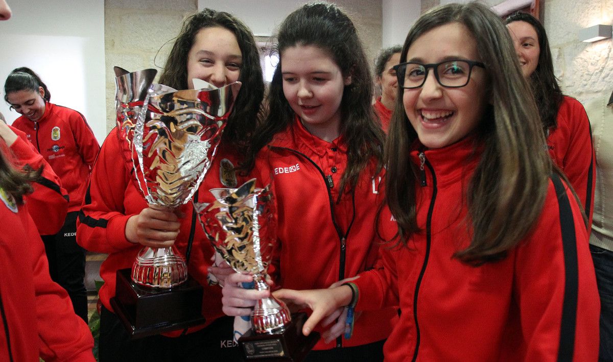 Recepción ao Poio Pescamar polo título da Copa Galicia 2018