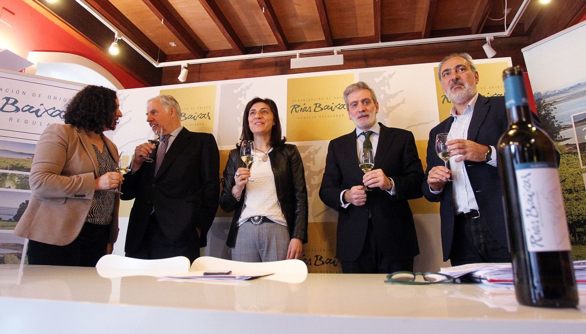Presentación dos datos de exportación da DO Rías Baixas