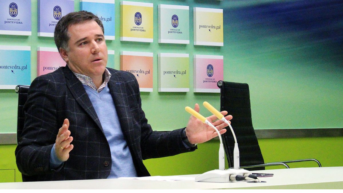 Jacobo Moreira, voceiro municipal do PP en Pontevedra