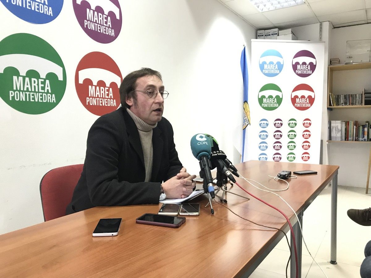 Rueda de prensa de Xoan Hermida