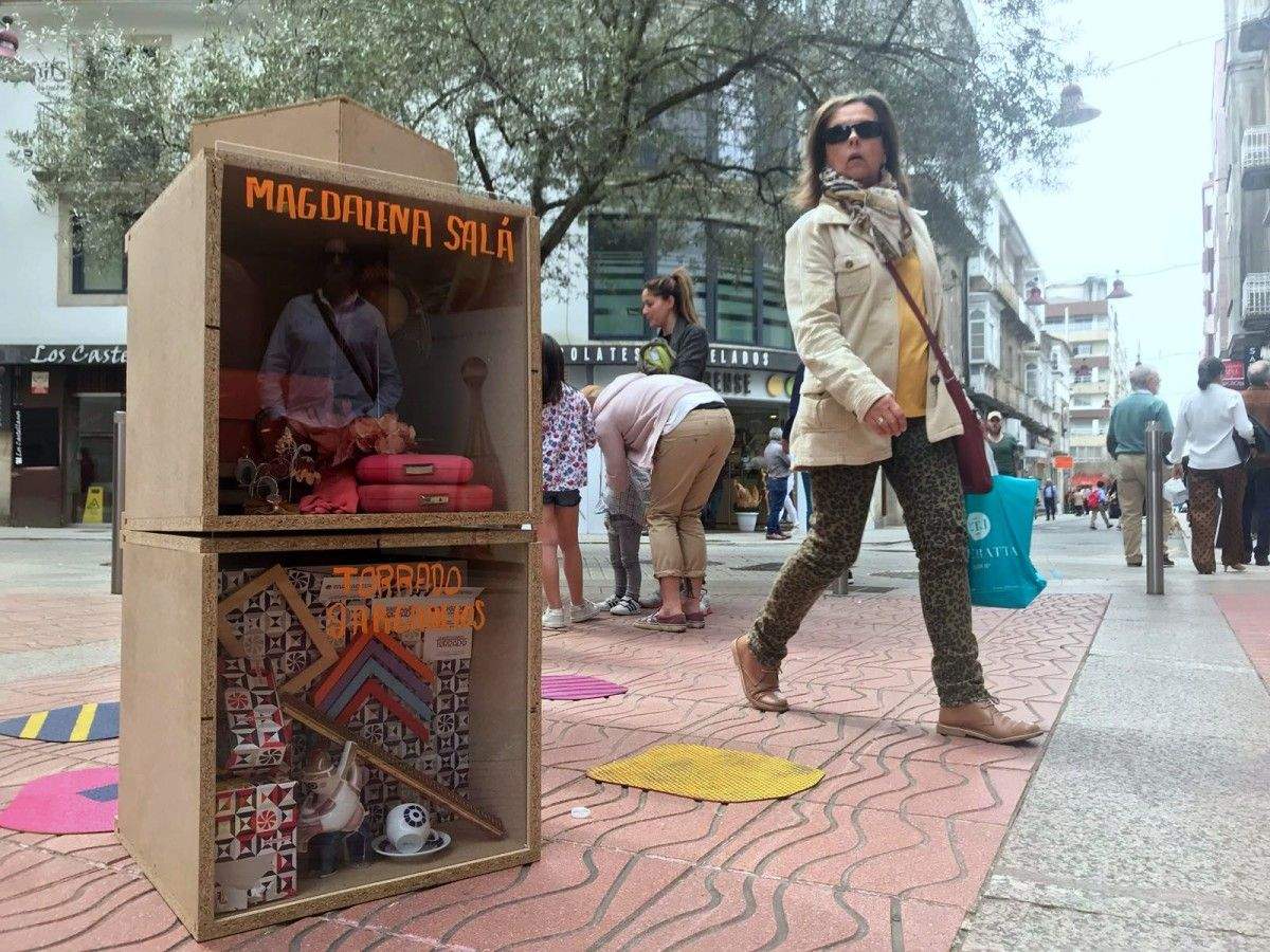 Actividades de 'A pé de rúa' na rúa Oliva