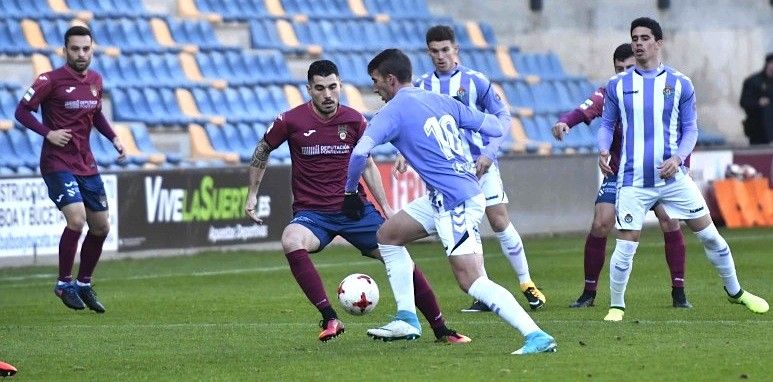 Partido da primeira volta entre Pontevedra e Valladolid B