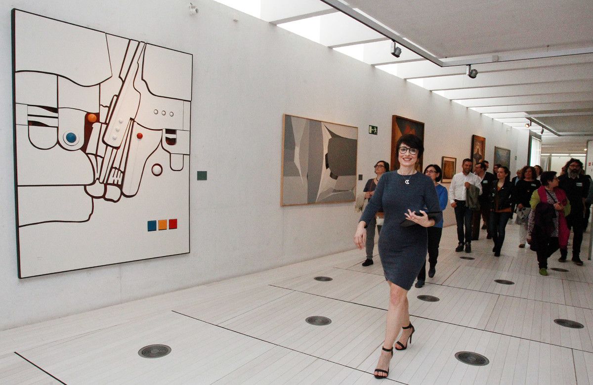 Visita cruzada no Sexto Edificio do Museo con Nieves Rodríguez e Francisco Castro