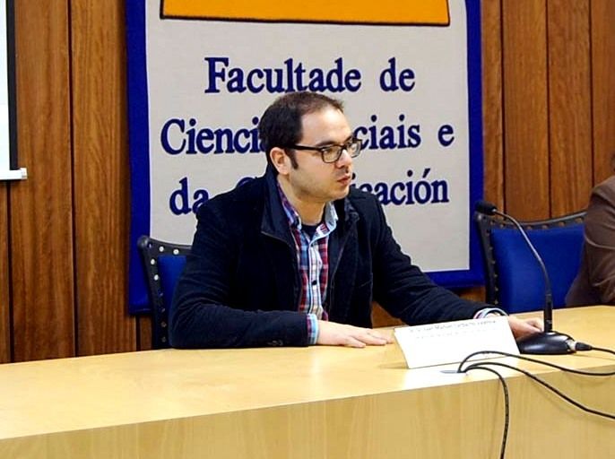 El decano de la Facultade de Ciencias Sociais, Juan Corbacho
