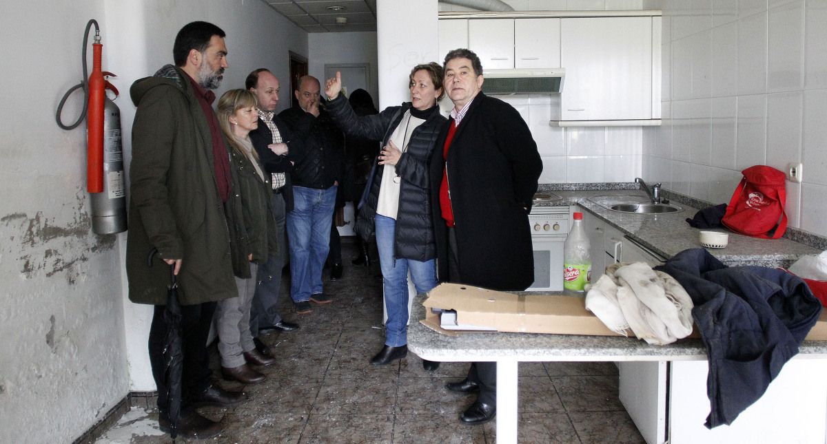 Visita ás obras do centro cívico da zona sur