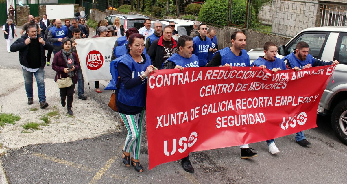 Concentración por la seguridad en el centro Avelino Montero