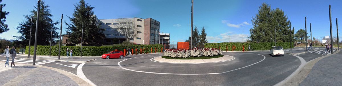 Infografía recreando a nova glorieta do Centro Príncipe Felipe