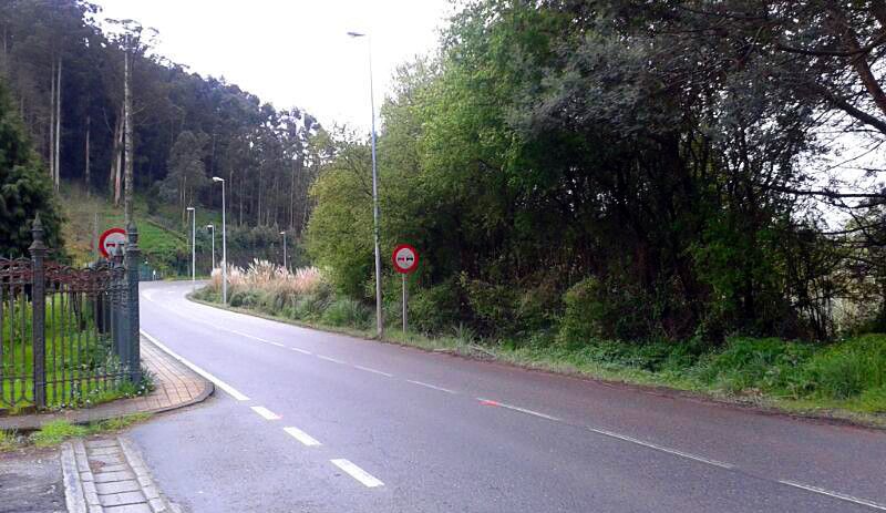 Estrada Pontevedra-Marín á altura de Mollabao