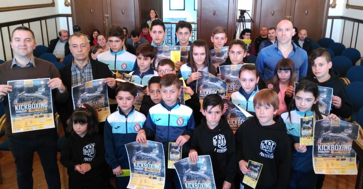 Presentación do Campionato de España de Kick Boxing en Marín