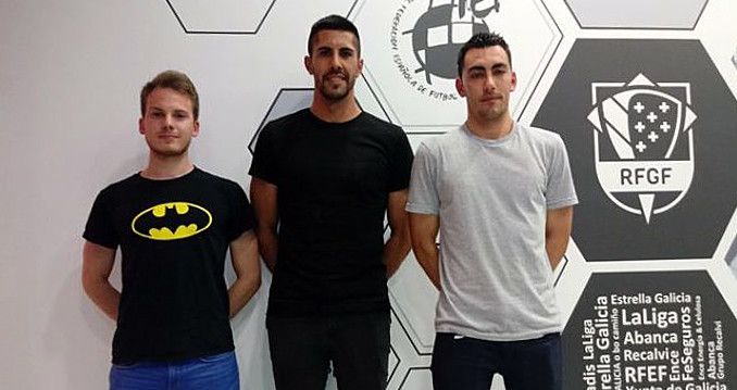 Anxo Fariña Biasi, Daniel Pastoriza Iglesias e Alberto Gómez Lameiro