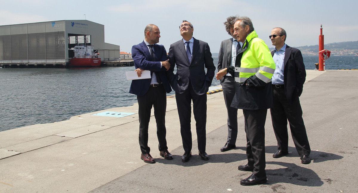 El presidente de Puertos del Estado visita Marín