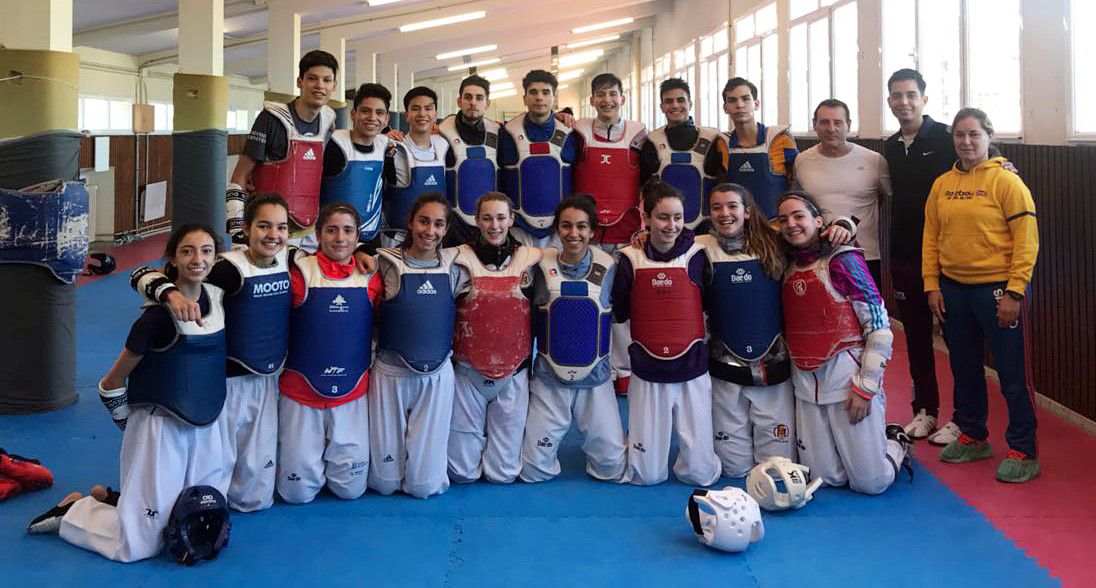 Concentración de la Selección Mexicana Junior de Taekwondo en el CGTD