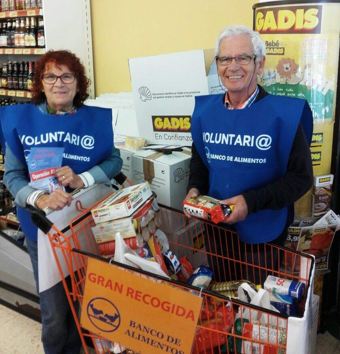 Voluntarios do Banco de Alimentos