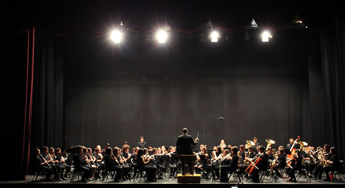 Concierto solidario con la asociación Juan XXIII de la Banda de Música del Conservatorio Manuel Quiroga