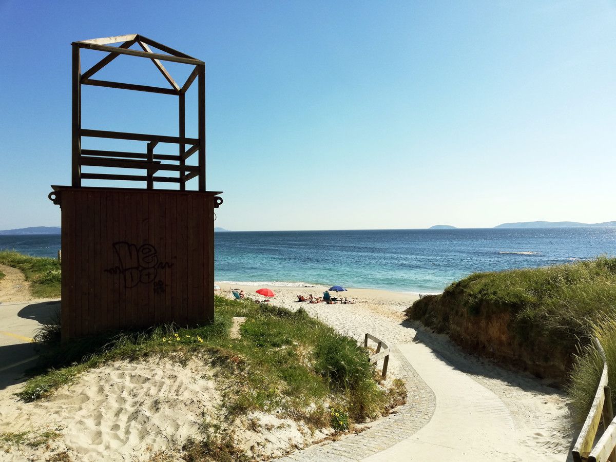 Caseta de los socorristas en la playa de Pragueira