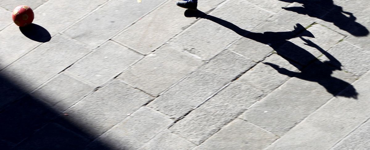Menores de idade nas rúas de Pontevedra