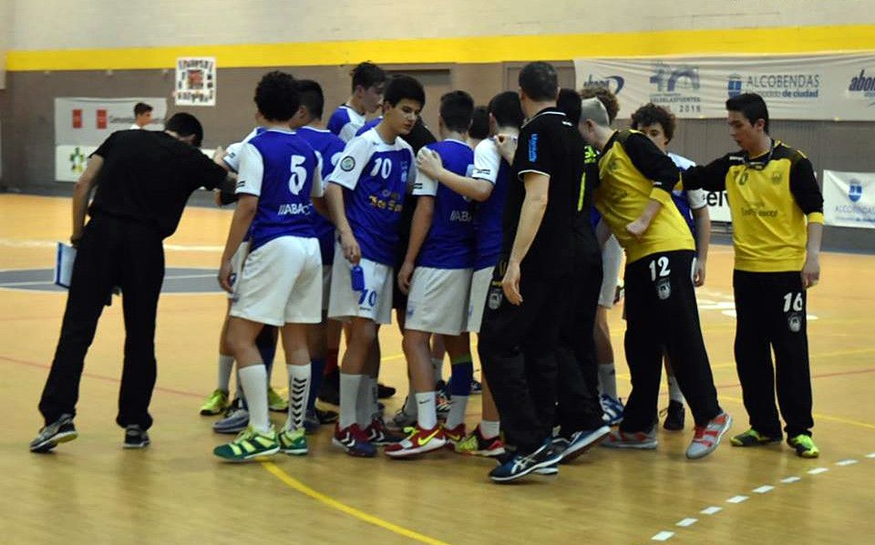 Equipo cadete del Cisne en la fase final del Campeonato de España